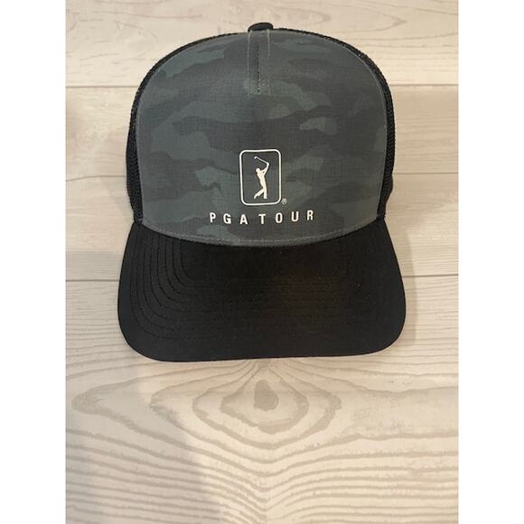PGA Tour Trucker Hat adjustable Duck Green new with tags - Picture 1 of 3